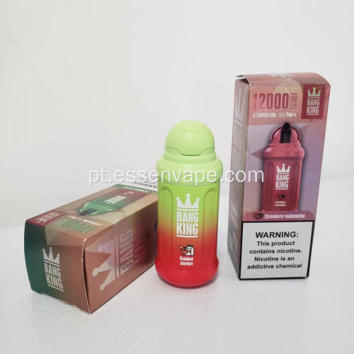 VAPE DISPOSIXÁVEL VOD BANG BANG KING 12000 WAWLEMELON BUBBLEGUM